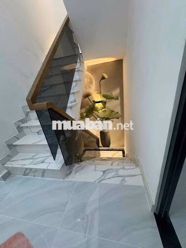 Nhà Đẹp quận 6 51m2 1t2l full nội thất hẻm xe hơi