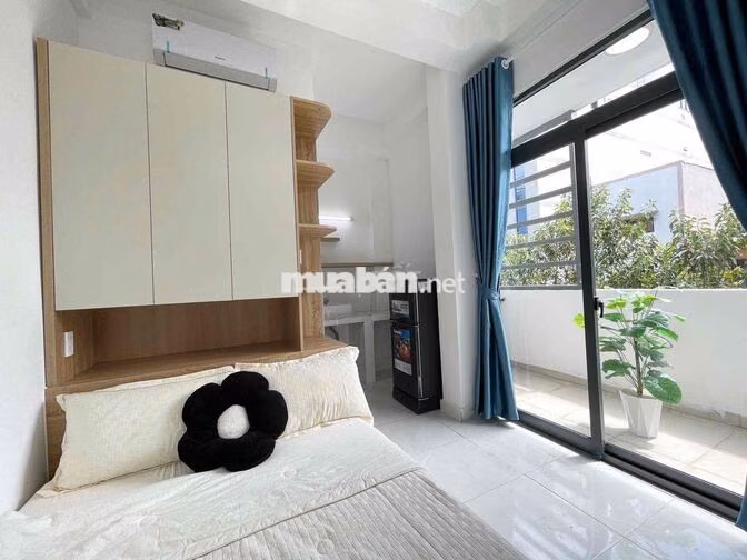 🔥NHÀ MỚI STUDIO TÁCH BẾP BAN CÔNG - FULL NT - GẦN HỌC VIỆN HÀNG KHÔNG