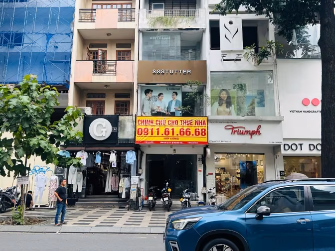 Cho thuê Nhà 25 Nguyễn Trãi , Q1, 4x20, 1 trệt 3 lầu, 145 triệu/ tháng