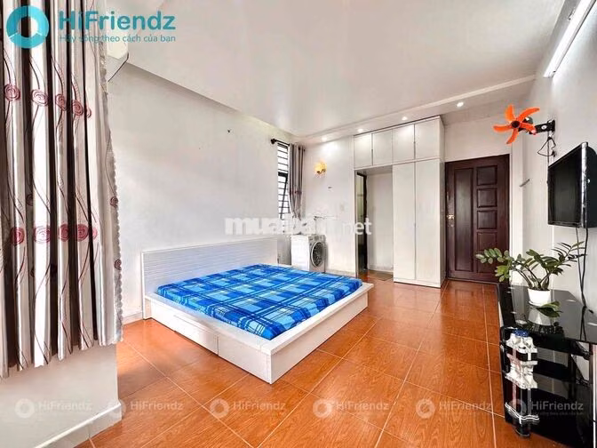 STUDIO FULL NỘI THẤT CỬA SỔ THOÁNG CHỈ TÍNH ĐIỆN NƯỚC GẦN TRUNG TÂM