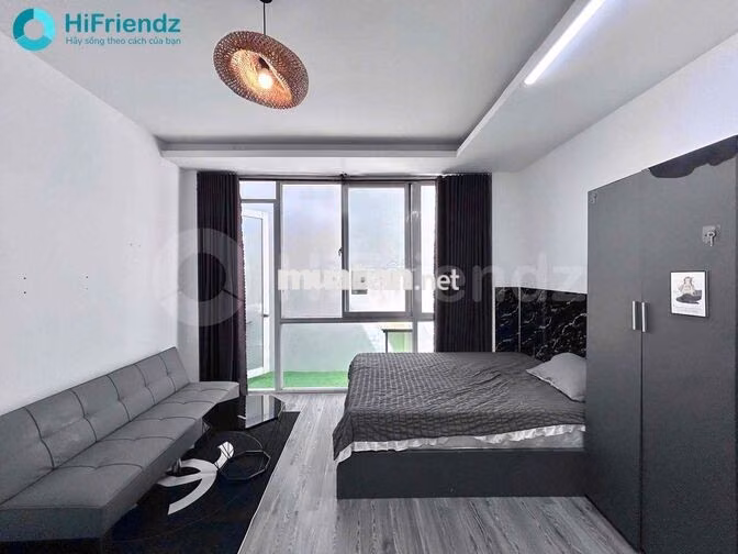 Phòng thang máy đầy đủ nội thất có bếp riêng gần đh y dược, ueh, mở