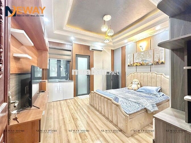 STUDIO FULL NỘI THẤT, MỚI 100% TONE CUNG ĐIỆN, SẠCH SẼ, AN NINH