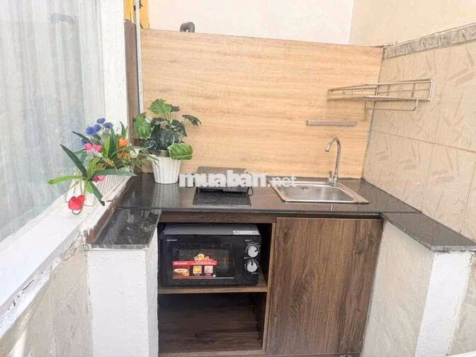 Ngay Metro văn thánh 1pn tách bếp máy giặt riêng full nội thất cạnh Q1