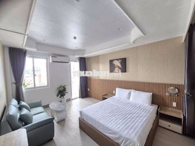 Cho thuê khách sạn MT Trần Hưng Đạo Q5 (đường 2 chiều). - Diện tích: 4