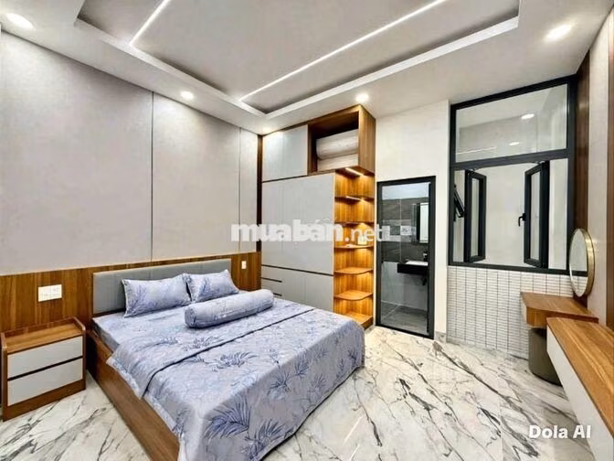 NHÀ 5 TẦNG FULL NỘI THẤT TÂN THỚI HIỆP 21 QUẬN 12 ĐƯỜNG 8M GIÁ 7 TỶ