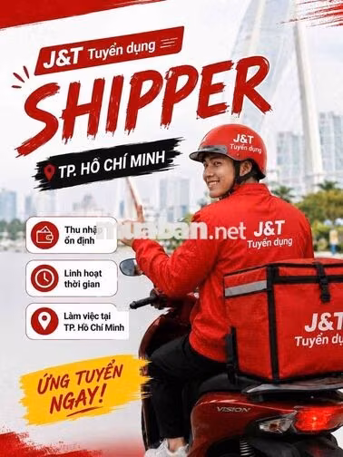 TUYỂN SHIPPER GIAO HÀNG - HỒ CHÍ MINH THU NHẬP CAO