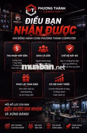 🔥 PHƯƠNG THÀNH COMPUTER TUYỂN TELESALES
