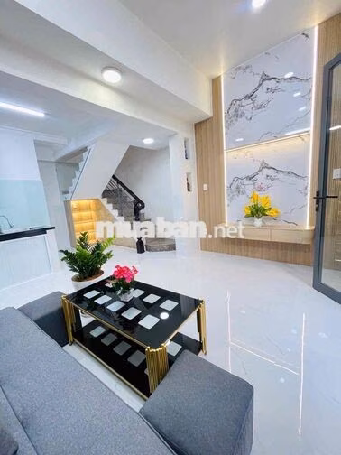 5 Tỷ 100 - hxh PHAN VĂN TRỊ, BÌNH THẠNH – GẦN MẶT TIỀN – 4 Tầng - 4PN