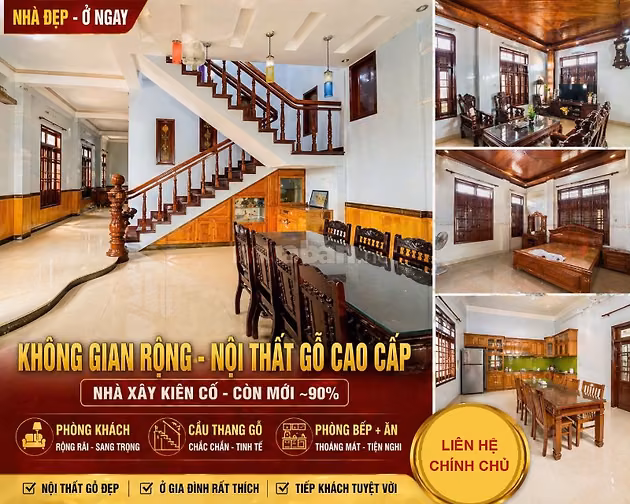 Chính chủ bán nhà 2 tầng sân vườn 273m2, cách QL1A 10m, Thăng Điền