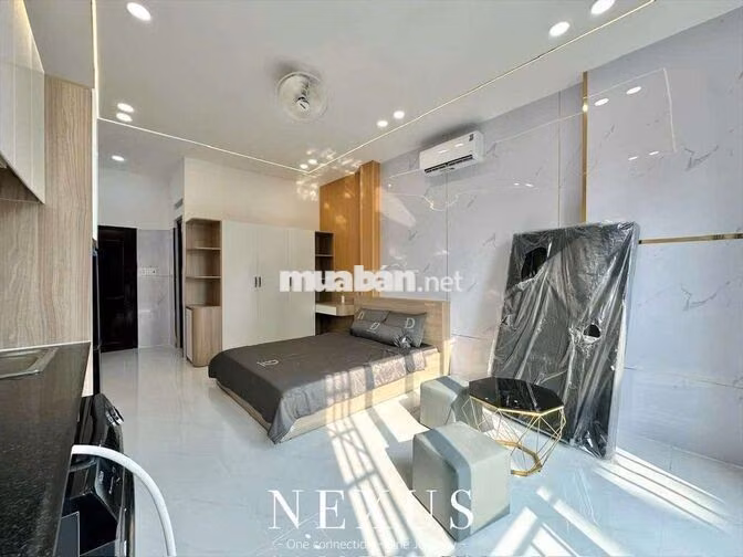 CĂN HỘ STUDIO FULL NỘI THẤT NGAY SÁT HỌC VIỆN HÀNG KHÔNG_CẦU VUỢT HHT