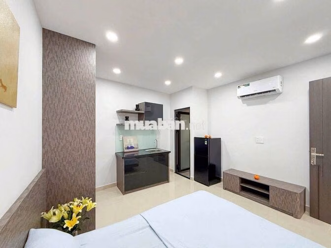 Studio full nội thất ngay Học Viện Hang Không, Cộng Hòa, gần E town