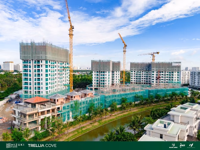 Nhà Phố Ven Sông Trellia Cove, Mizuki Park (26ha), Nguyễn Văn Linh, Bì