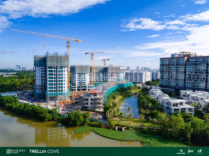 Nhà Phố Ven Sông Trellia Cove, Mizuki Park (26ha), Nguyễn Văn Linh, Bì