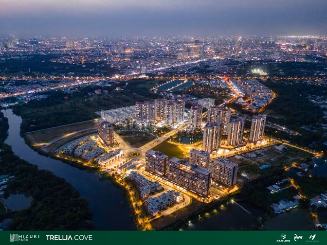 Nhà Phố Ven Sông Trellia Cove, Mizuki Park (26ha), Nguyễn Văn Linh, Bì