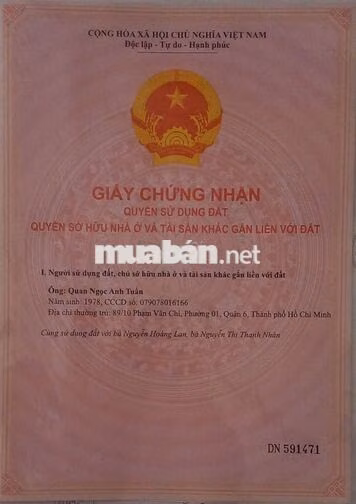 Chính chủ bán lỗ lô đất 100m ( 5×20m) thổ cư Đức Hòa Long An (Tây Ninh