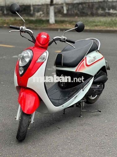 SYM Elite 50 2020 Đỏ Trắng