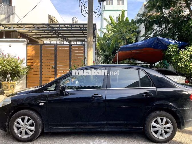 Nissan Tiida 2007 số sàn, màu đen, nhập khẩu Nhật