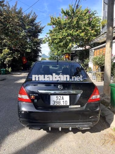 Nissan Tiida 2007 số sàn, màu đen, nhập khẩu Nhật