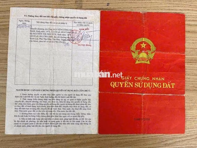 Tôi cần bán đất nền nông nghiệp, chính chủ
