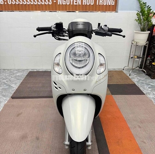 Honda Scoopy 2024 Trắng Nhám Bstp 9 Chủ