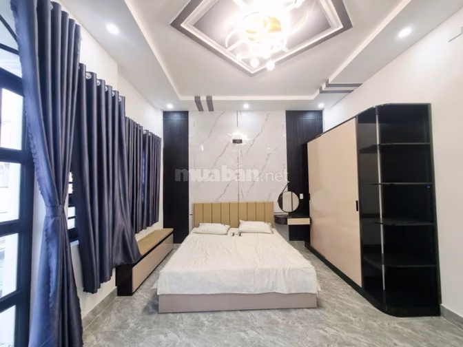 Nhà mới đẹp 3 lầu, đầy đủ nội thất Trương Thị Hoa - Q12