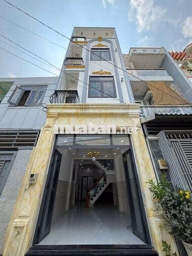 5 Tỷ 5, 4 Tầng, 4 P.Ngủ, Hẻm ô Tô, Đường Liên Khu 4-5, nhà mới ở ngay