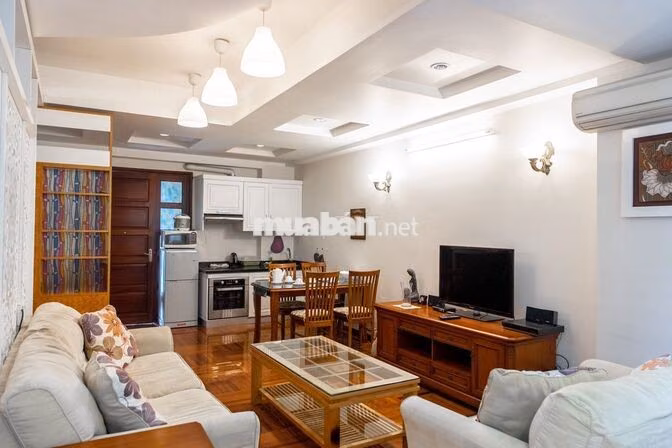 Cho thuê 1n1k Hàng Bài, 65m2 full đồ, thang máy, an ninh tốt, giá 14tr