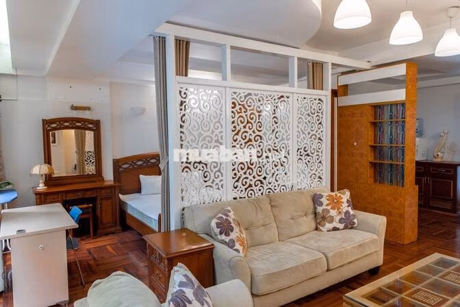 Cho thuê 1n1k Hàng Bài, 65m2 full đồ, thang máy, an ninh tốt, giá 14tr