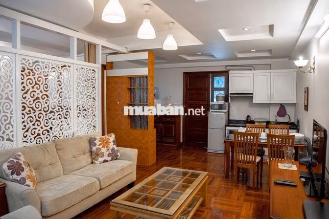 Cho thuê 1n1k Hàng Bài, 65m2 full đồ, thang máy, an ninh tốt, giá 14tr