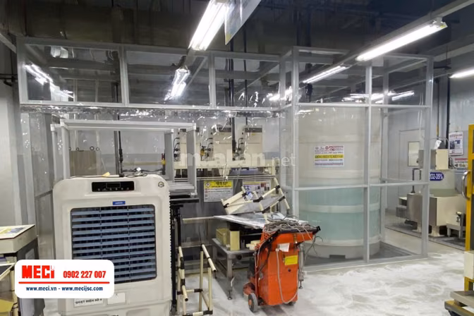 Tiêu chuẩn vách ngăn nhựa pvc sau khi lắp đặt