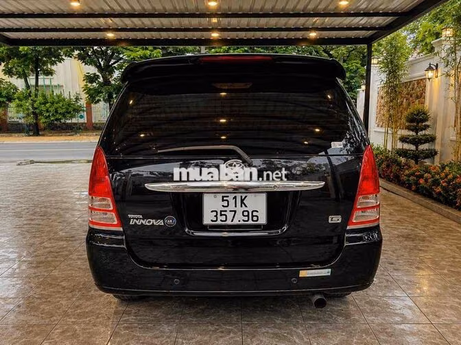 Toyota Innova 2008 Đen 7 chỗ Số sàn chuẩn gia đinh