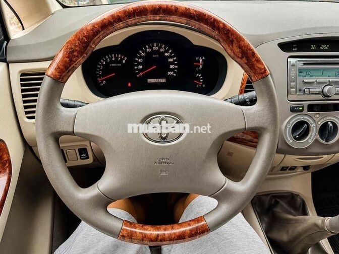 Toyota Innova 2008 Đen 7 chỗ Số sàn chuẩn gia đinh