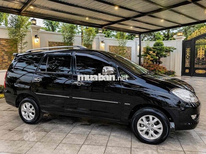Toyota Innova 2008 Đen 7 chỗ Số sàn chuẩn gia đinh