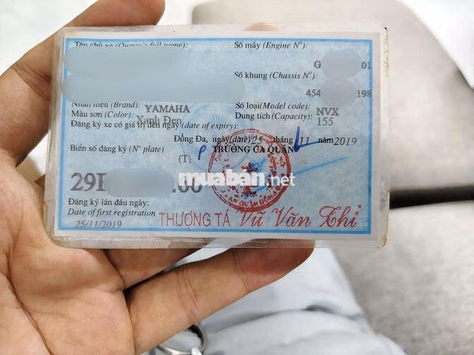 Yamaha NVX 155 ABS Smartkey V1 2019 Xanh Đen