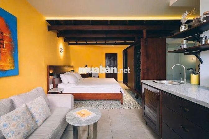 Chung cư Central Garden, Võ Văn Kiệt căn 45m2, 1 phòng ngủ giá 10tr/th