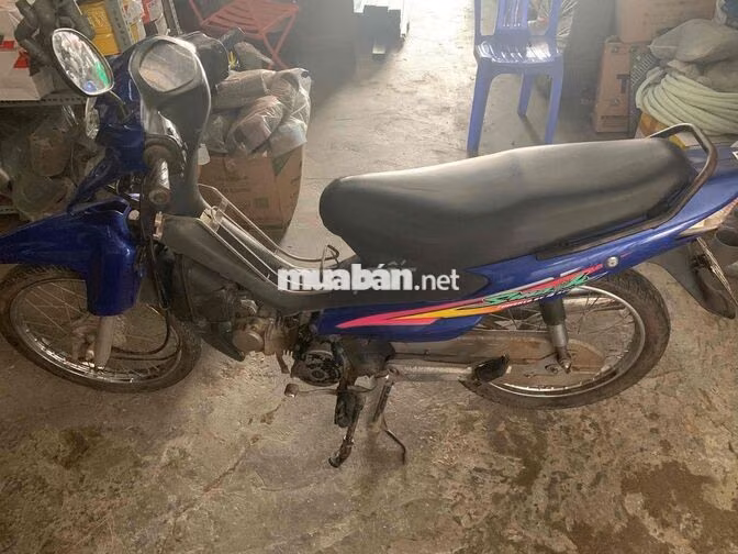 Suzuki Smash 110cc Xanh đậm Bánh căm
