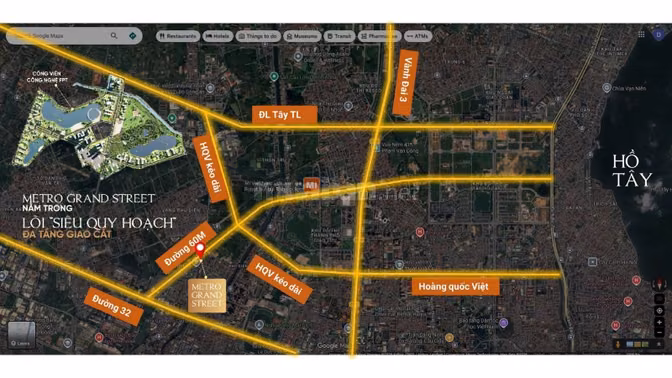 Mở bán Metro Grand Street Mỹ Đình, nhà phố 2 mặt tiền ngay trung tâm
