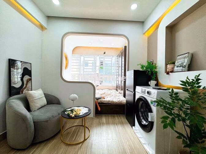 Cho thuê căn 1pn tách bếp máy giặt riêng full ở 3 Tháng 2 quận 10 UEH