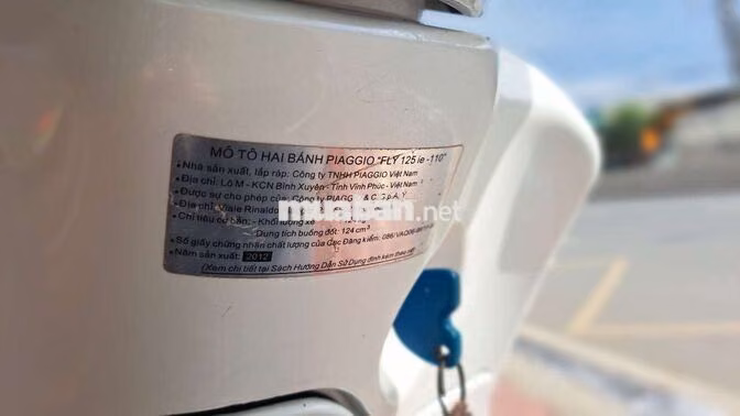 Piaggio Fly 125 2012 Trắng