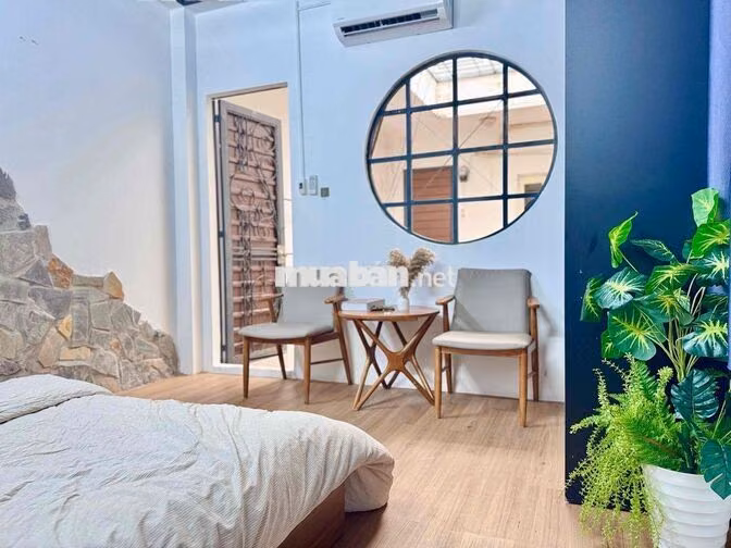 Căn hộ full nội thất 1PN - 1PK rộng 50m2 quận Tân Bình có ban công