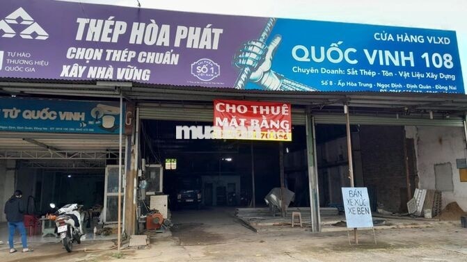 Cho thuê mặt bằng QL20 Km 108 – DT 18x34m – Mặt tiền kinh doanh