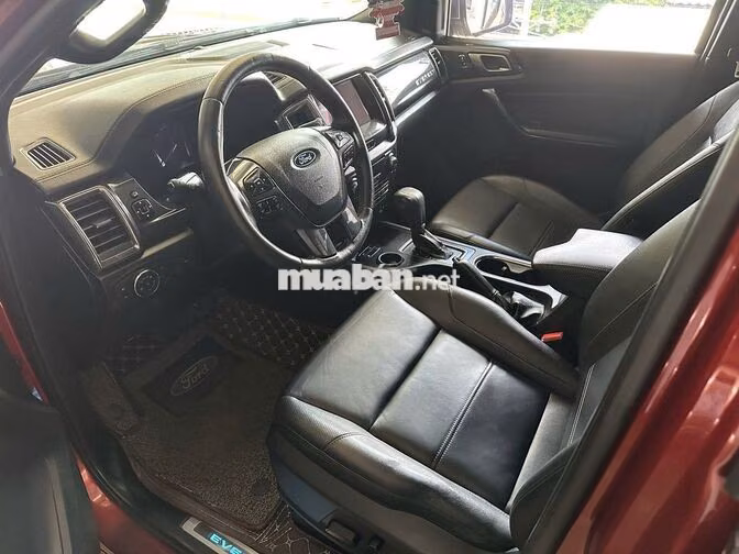 Ford Everest Titanium 2021 màu Đỏ, bảo hành 2027