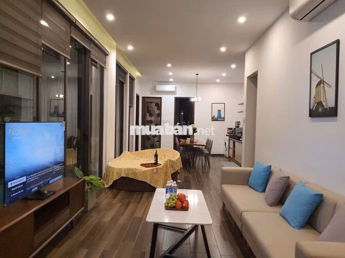 Cho thuê căn hộ, Trung tâm Cầu Rồng, 90m2, cách biển Mỹ Khê 5p đi bộ