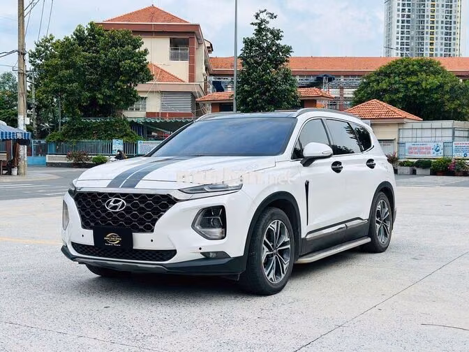 Hyundai Santafe 2021 2.4 Premium Trắng 7 chỗ