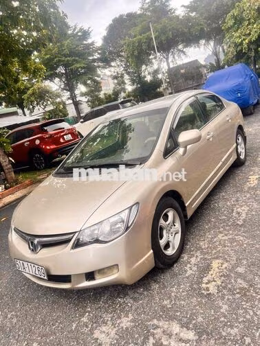Honda Civic Tự Động 2008 Vàng Cát Cực Đẹp 1đời chu