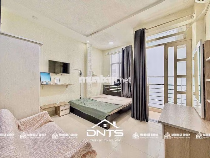 Căn hộ 40m2 Ngay ĐH ISB, chợ Tân Định, ban công, máy giặt riêng