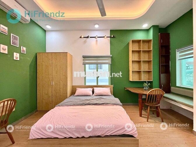 Phòng trọ trung tâm ngay chợ Tân Định, máy giặt riêng, cửa sổ trời