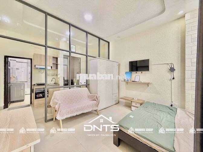 Căn hộ 40m2 Ngay ĐH ISB, chợ Tân Định, ban công, máy giặt riêng