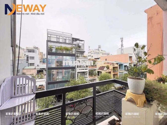 Phòng ngủ ban công tách bếp - gần quận 4, quận 1 đầy đủ nội thât