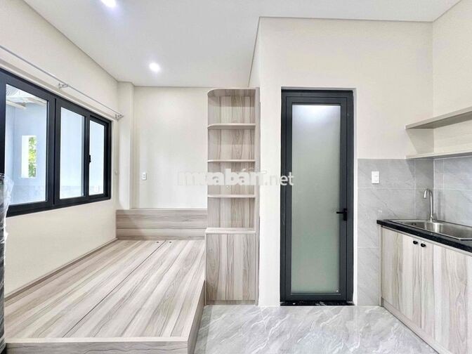 CĂN HỘ MINI MỚI 100% TONE GỖ NHẸ NHÀNG, FULL NỘI THẤT CAO CẤP, Ở LIỀN